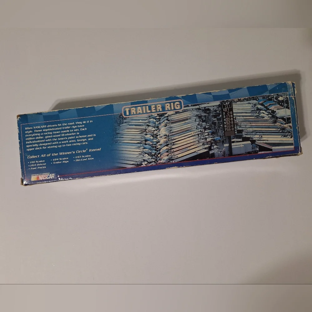 ๐NEW Winner's Circle Jeff Gordan Blue Trailer Rig Toy Collectible Truck - Picture 6 of 11